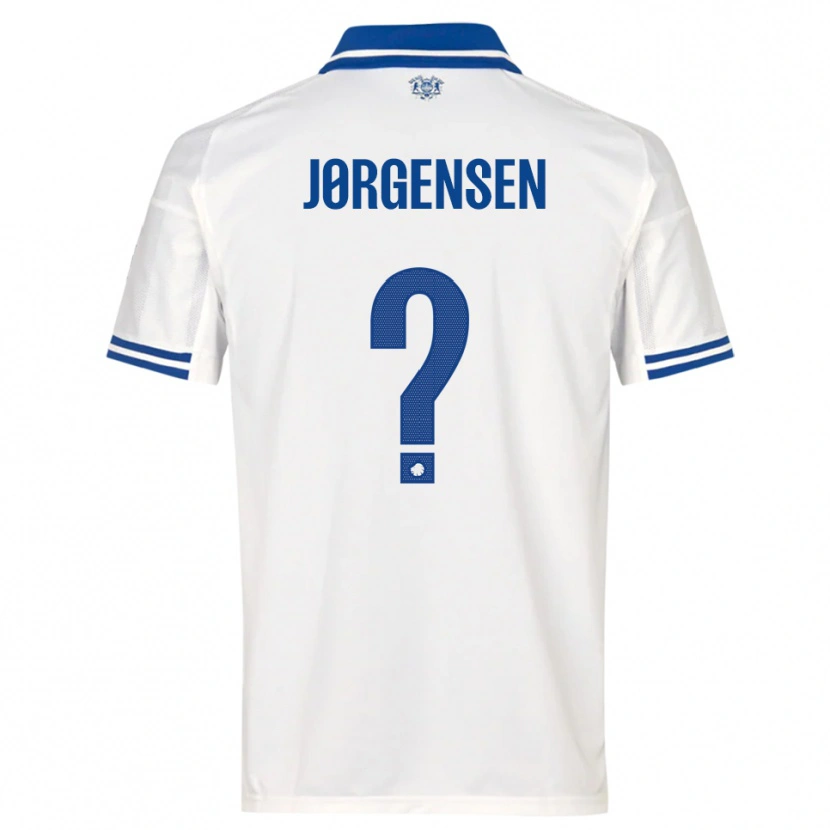 Danxen Herren Mads Jørgensen #0 Weiß Blau Heimtrikot Trikot 2025/26 T-Shirt Österreich
