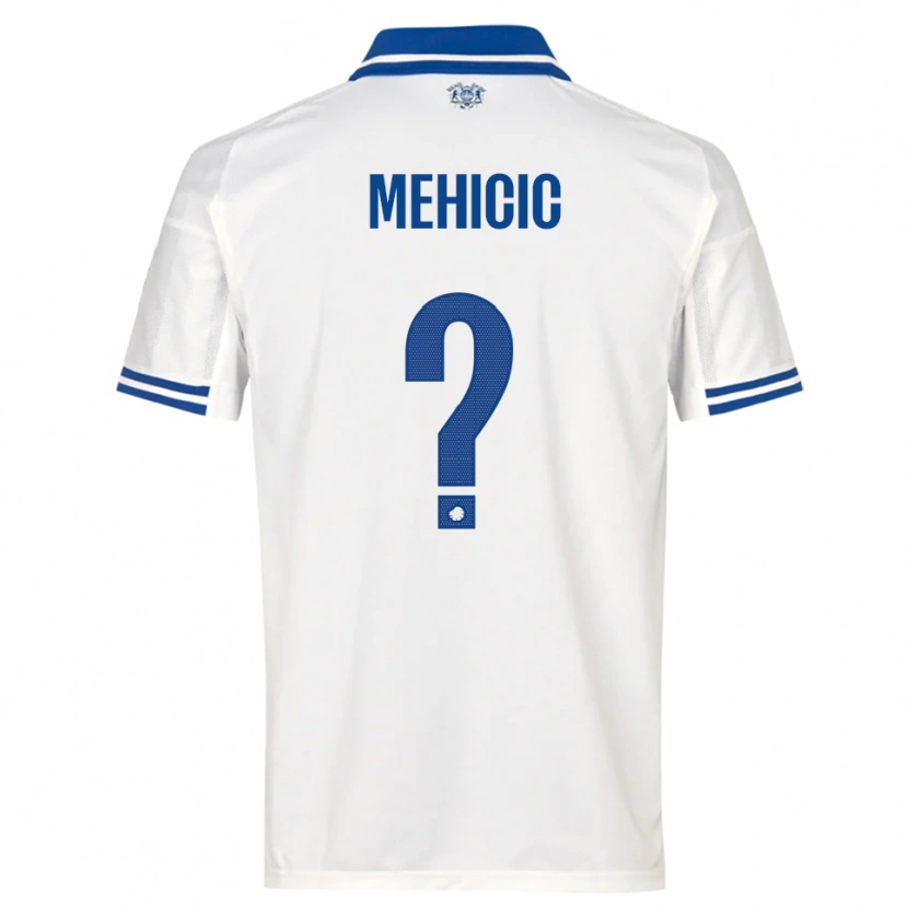 Danxen Herren Elvin Mehicic #0 Weiß Blau Heimtrikot Trikot 2025/26 T-Shirt Österreich