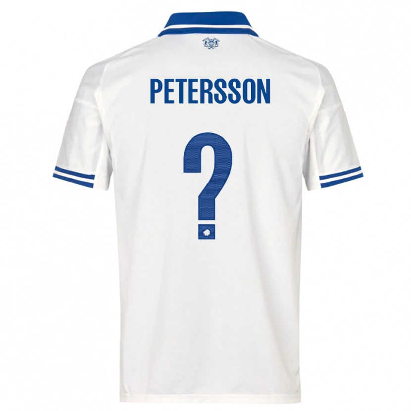 Danxen Herren Oliver Petersson #0 Weiß Blau Heimtrikot Trikot 2025/26 T-Shirt Österreich