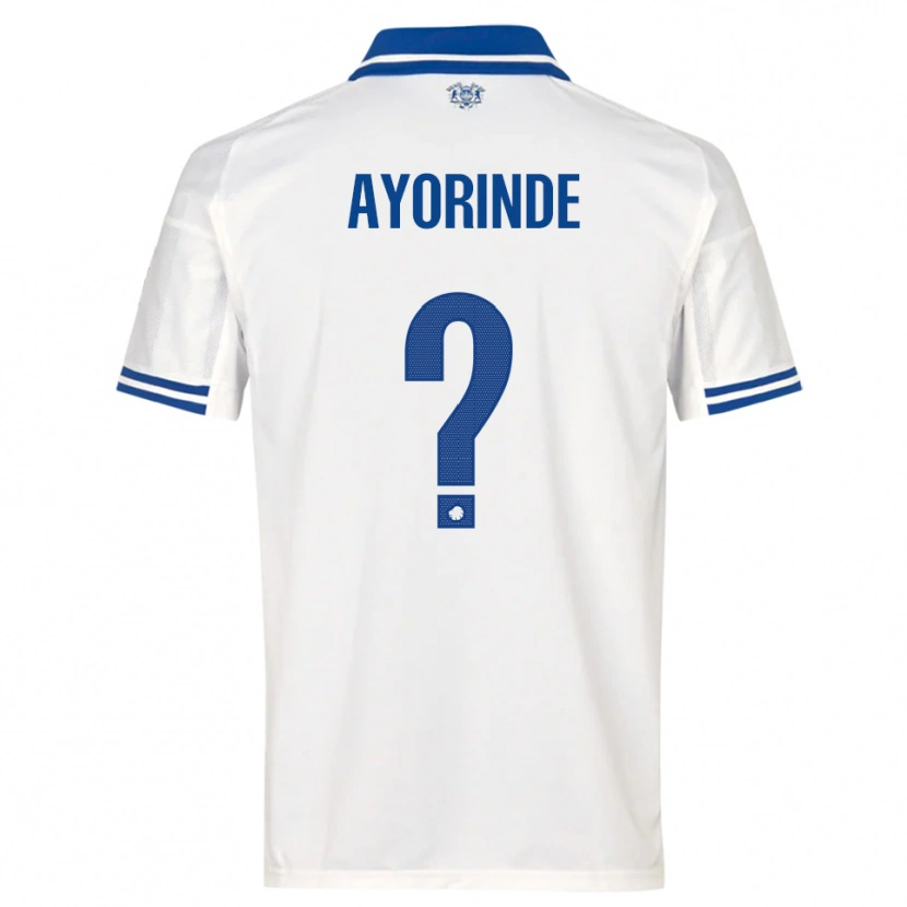 Danxen Herren Noah Ayorinde #0 Weiß Blau Heimtrikot Trikot 2025/26 T-Shirt Österreich