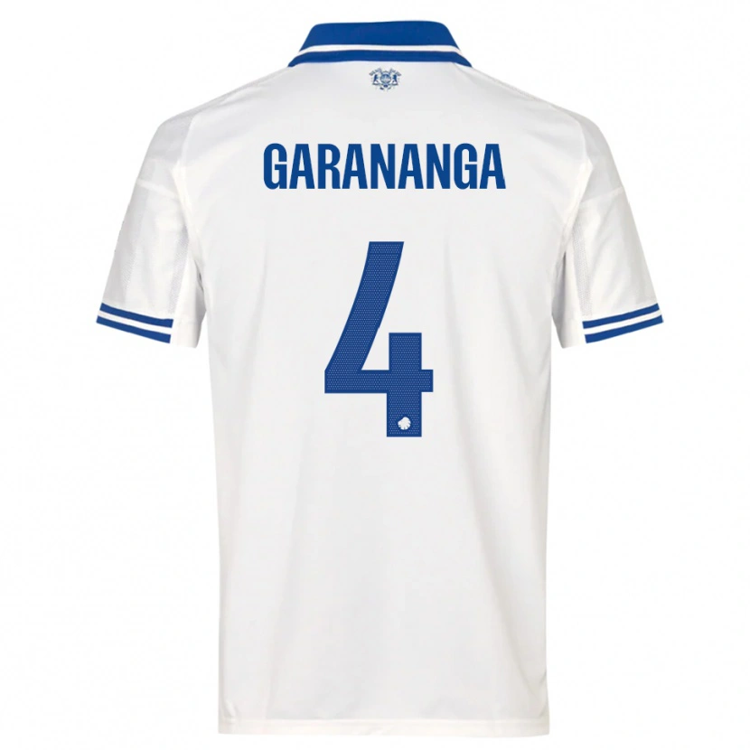 Danxen Herren Munashe Garananga #4 Weiß Blau Heimtrikot Trikot 2025/26 T-Shirt Österreich
