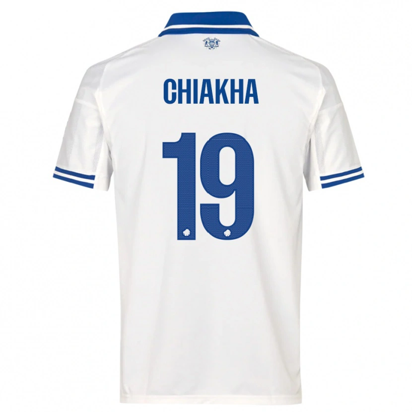 Danxen Herren Amin Chiakha #19 Weiß Blau Heimtrikot Trikot 2025/26 T-Shirt Österreich