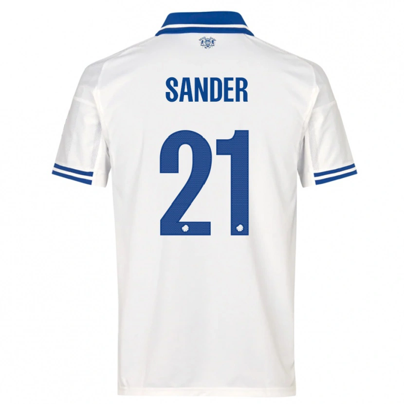 Danxen Herren Theo Sander #21 Weiß Blau Heimtrikot Trikot 2025/26 T-Shirt Österreich