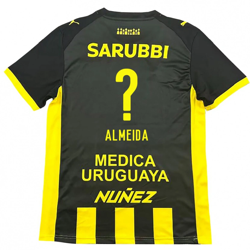 Danxen Herren Martín Almeida #0 Gelb Schwarz Heimtrikot Trikot 2025/26 T-Shirt Österreich