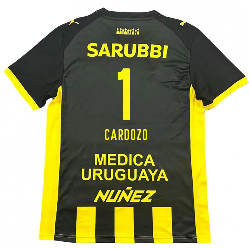 Danxen Herren Thiago Cardozo #1 Gelb Schwarz Heimtrikot Trikot 2025/26 T-Shirt Österreich