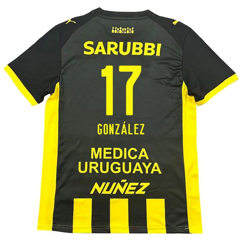Danxen Herren Luciano González #17 Gelb Schwarz Heimtrikot Trikot 2025/26 T-Shirt Österreich