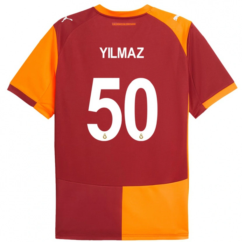 Danxen Herren Jankat Yılmaz #50 Rot Orange Heimtrikot Trikot 2025/26 T-Shirt Österreich