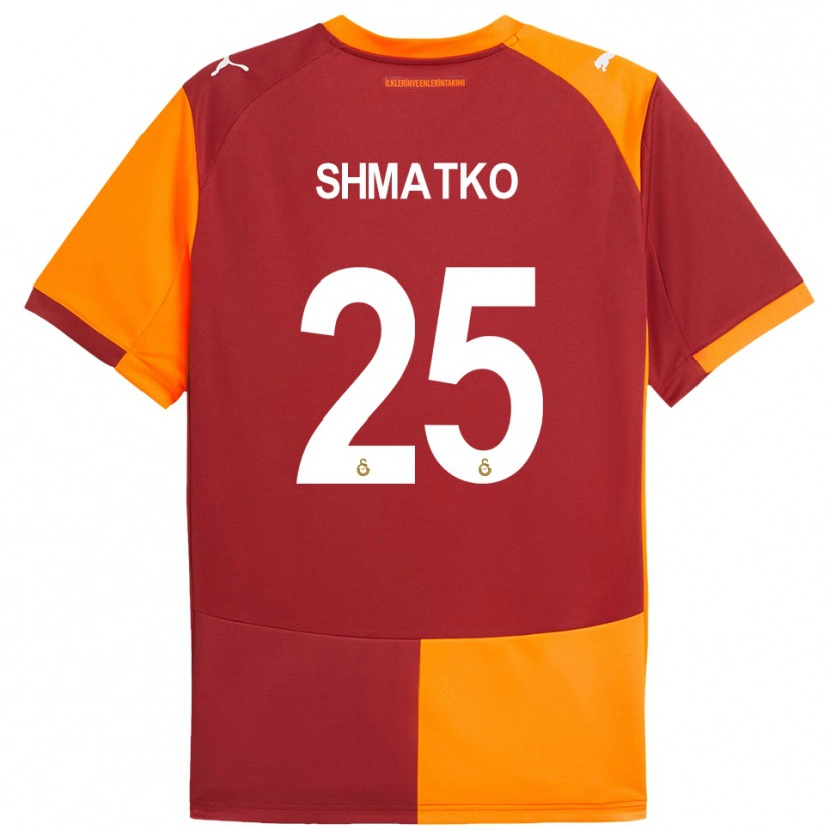 Danxen Herren Lyubov Shmatko #25 Rot Orange Heimtrikot Trikot 2025/26 T-Shirt Österreich