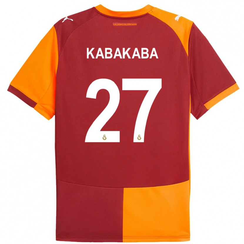 Danxen Herren Naomie Kabakaba #27 Rot Orange Heimtrikot Trikot 2025/26 T-Shirt Österreich