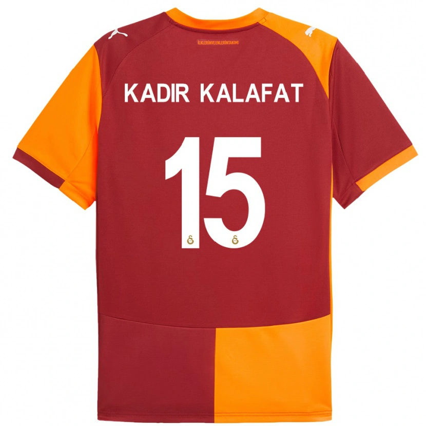 Danxen Herren İsmail Kadir Kalafat #15 Rot Orange Heimtrikot Trikot 2025/26 T-Shirt Österreich