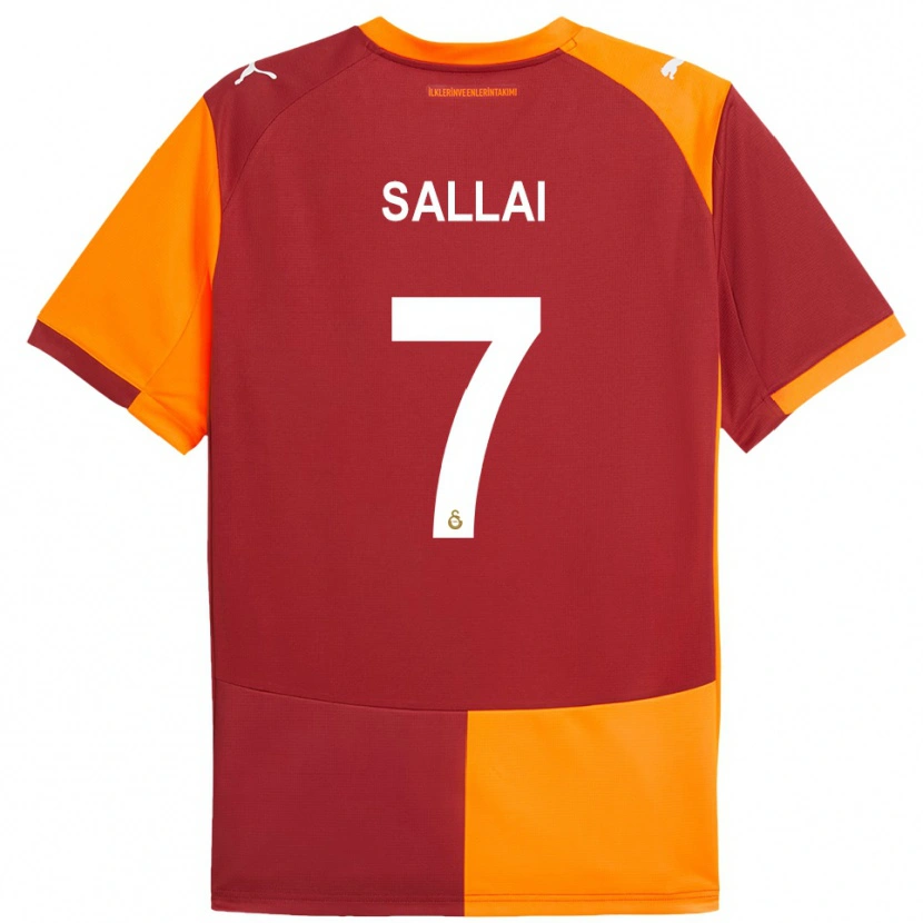 Danxen Herren Roland Sallai #7 Rot Orange Heimtrikot Trikot 2025/26 T-Shirt Österreich