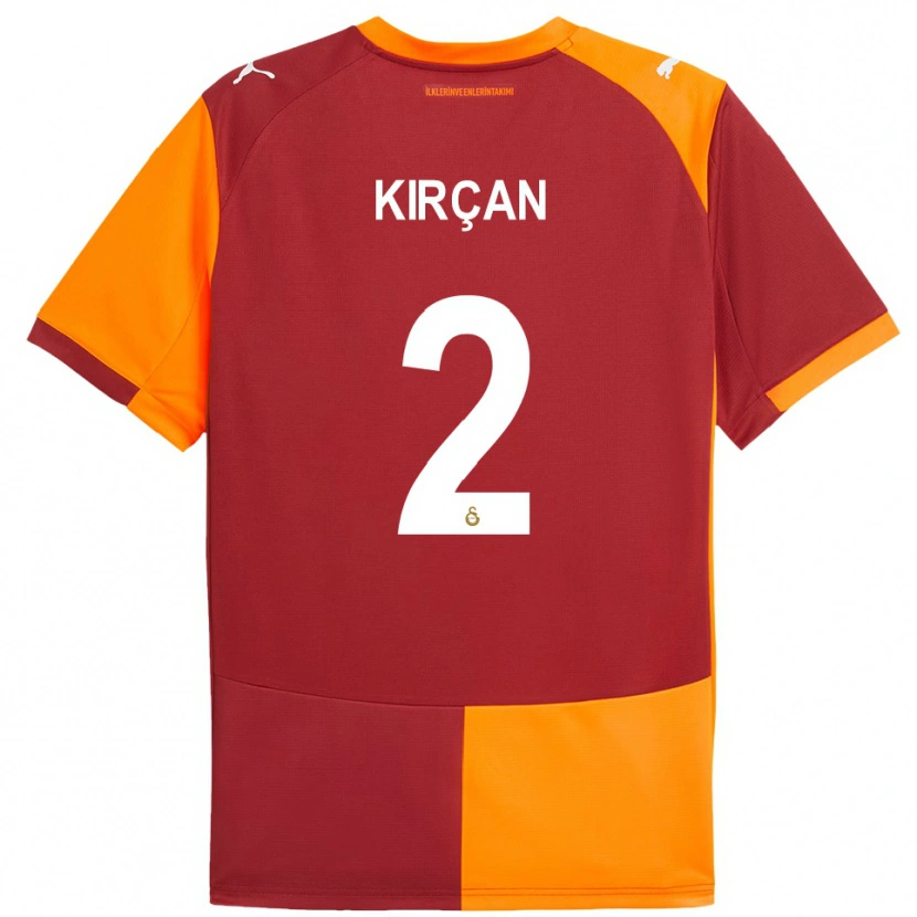 Danxen Herren Kerem Kırçan #2 Rot Orange Heimtrikot Trikot 2025/26 T-Shirt Österreich
