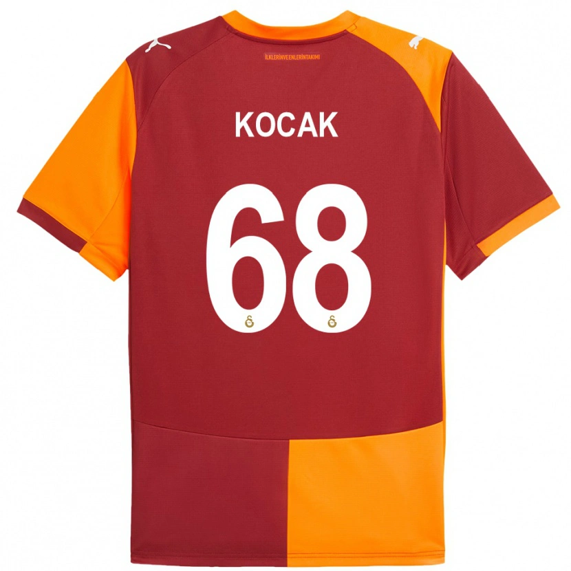 Danxen Herren Furkan Koçak #68 Rot Orange Heimtrikot Trikot 2025/26 T-Shirt Österreich