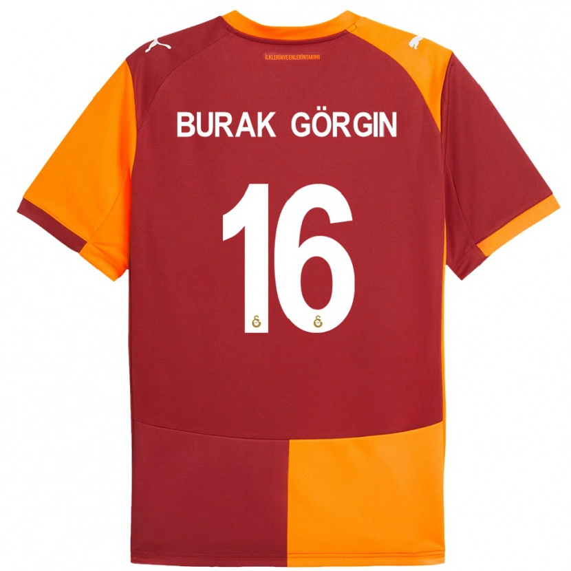 Danxen Herren Muhammet Burak Görgin #16 Rot Orange Heimtrikot Trikot 2025/26 T-Shirt Österreich