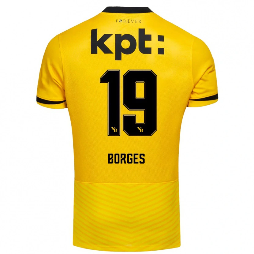 Danxen Herren David Mouta #19 Gelb Schwarz Heimtrikot Trikot 2025/26 T-Shirt Österreich