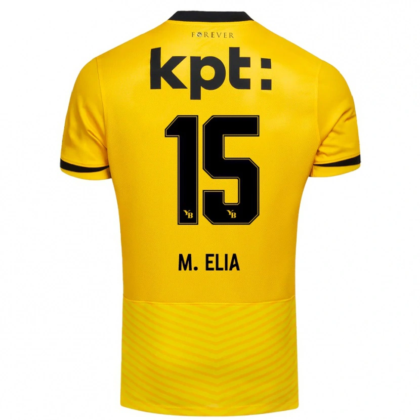Danxen Herren Meschack Elia #15 Gelb Schwarz Heimtrikot Trikot 2025/26 T-Shirt Österreich