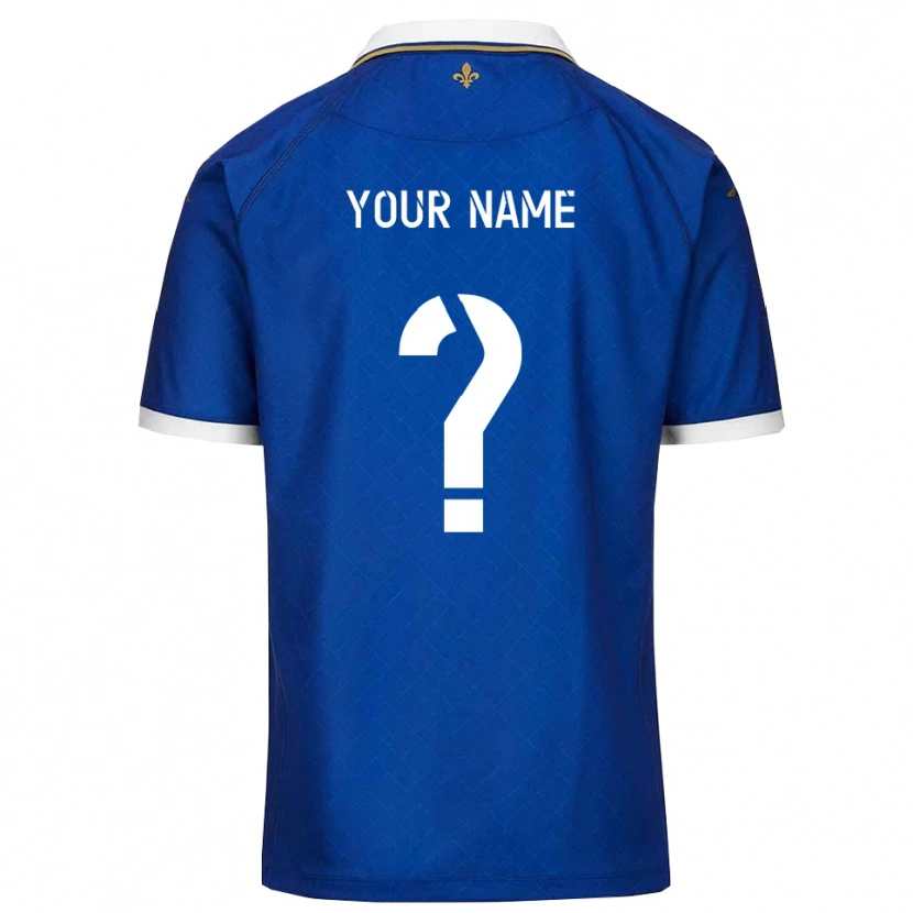 Danxen Herren Ihren Namen #0 Blau Gold Heimtrikot Trikot 2025/26 T-Shirt Österreich