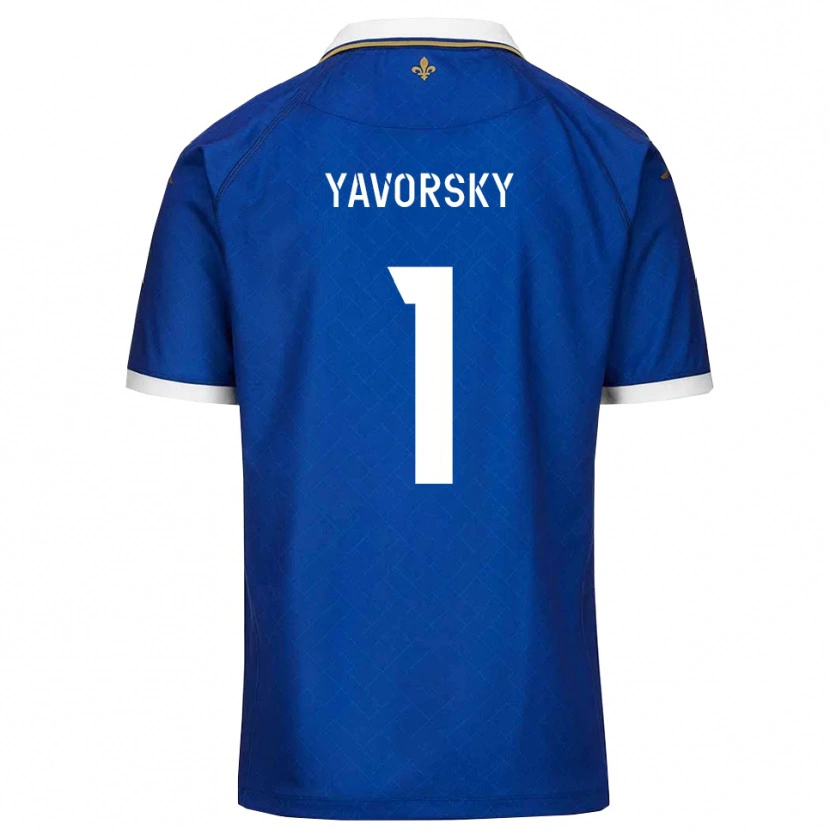 Danxen Herren Nathan Yavorsky #1 Blau Gold Heimtrikot Trikot 2025/26 T-Shirt Österreich