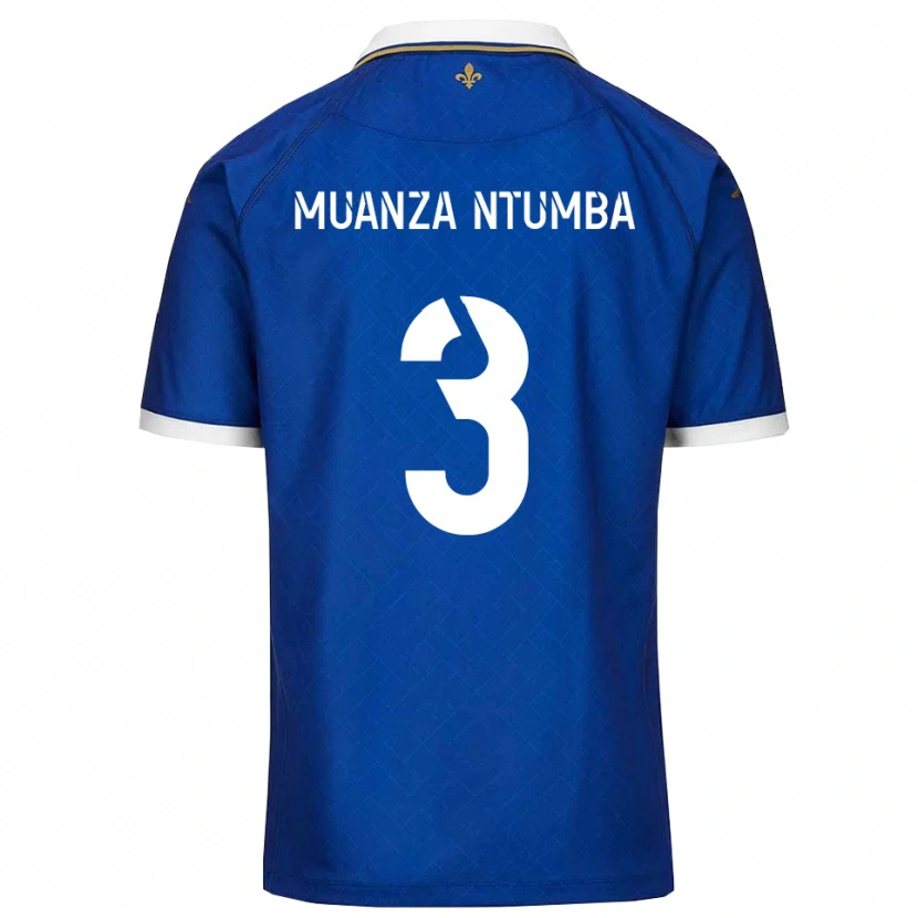 Danxen Herren Olivier Muanza Ntumba #3 Blau Gold Heimtrikot Trikot 2025/26 T-Shirt Österreich