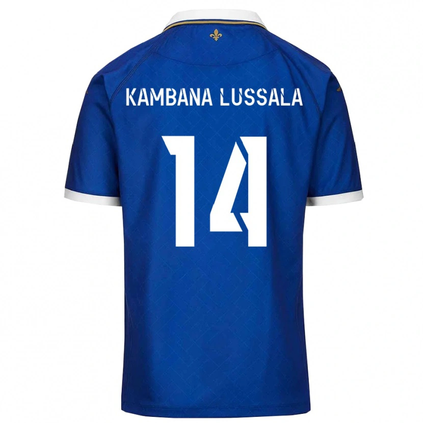 Danxen Herren Francisco Kambana Lussala #14 Blau Gold Heimtrikot Trikot 2025/26 T-Shirt Österreich