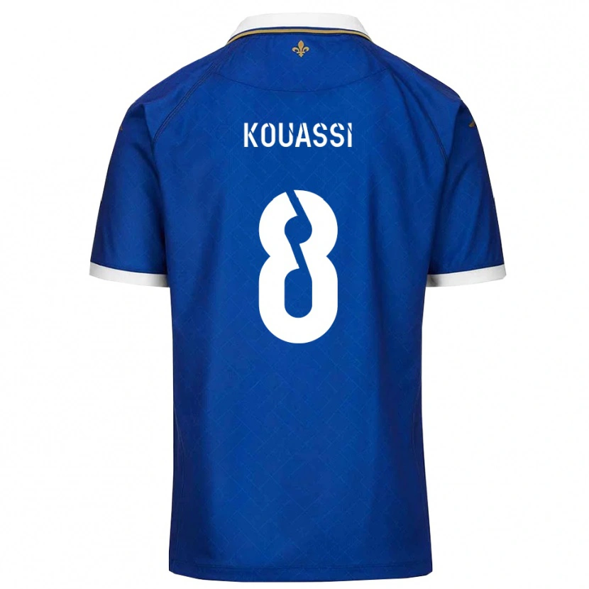 Danxen Herren Odilon Kouassi #8 Blau Gold Heimtrikot Trikot 2025/26 T-Shirt Österreich