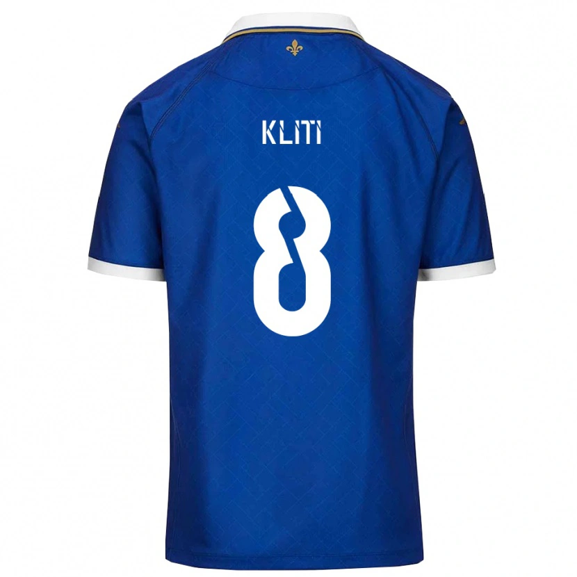 Danxen Herren Ayoub Kliti #8 Blau Gold Heimtrikot Trikot 2025/26 T-Shirt Österreich