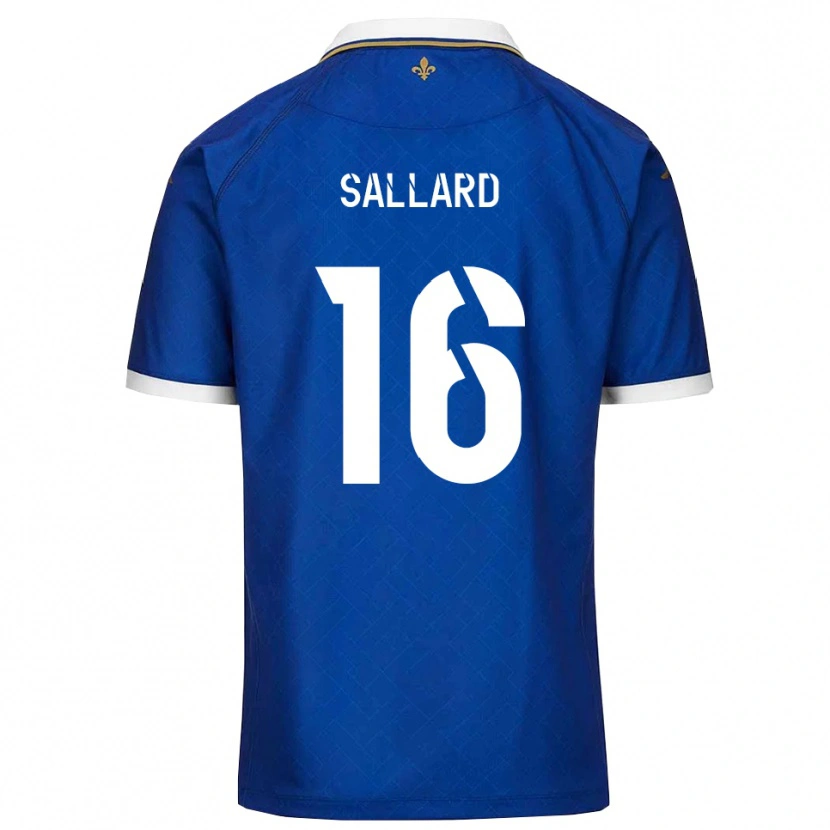 Danxen Herren Romain Sallard #16 Blau Gold Heimtrikot Trikot 2025/26 T-Shirt Österreich