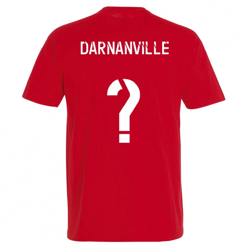 Danxen Herren Clément Darnanville #0 Rot Gelb Heimtrikot Trikot 2025/26 T-Shirt Österreich
