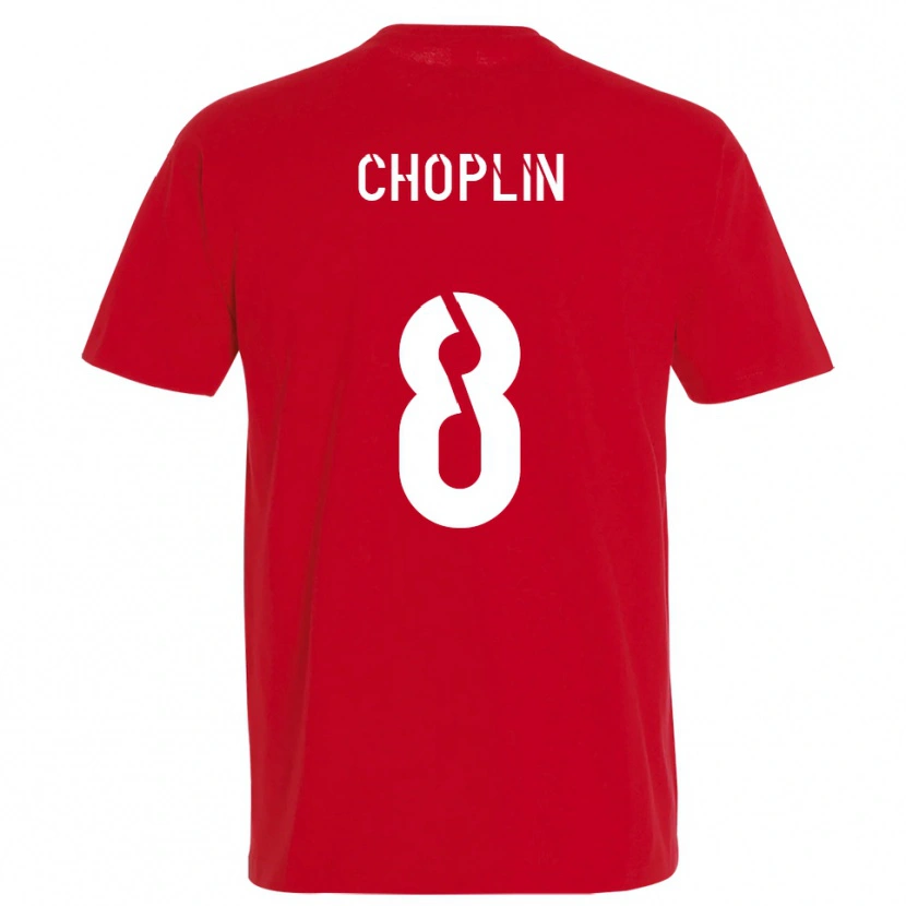Danxen Herren Romain Choplin #8 Rot Gelb Heimtrikot Trikot 2025/26 T-Shirt Österreich