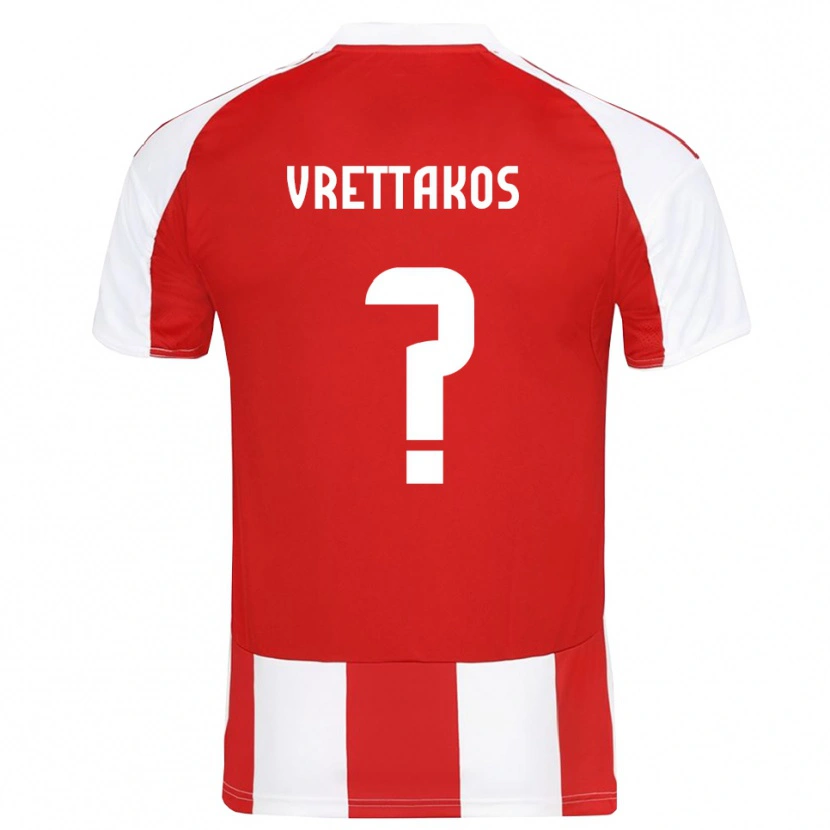 Danxen Herren Georgios Vrettakos #0 Rot Weiß Heimtrikot Trikot 2025/26 T-Shirt Österreich