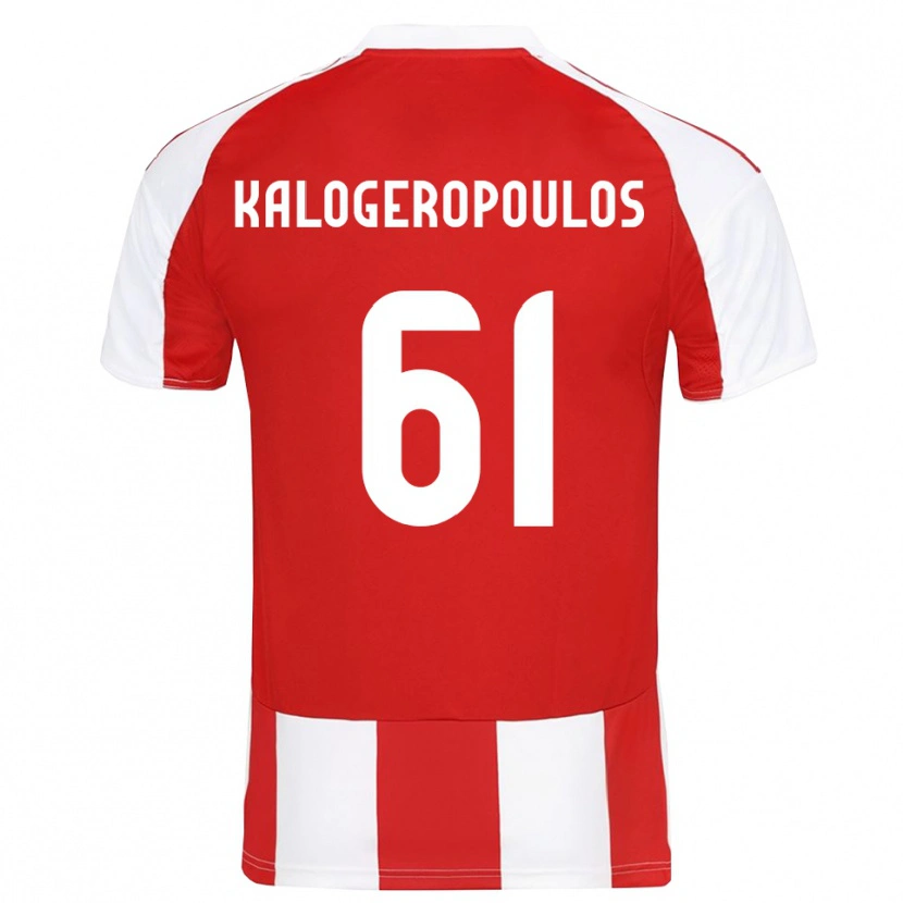 Danxen Herren Alexios Kalogeropoulos #61 Rot Weiß Heimtrikot Trikot 2025/26 T-Shirt Österreich