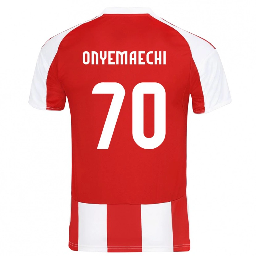 Danxen Herren Bruno Onyemaechi #70 Rot Weiß Heimtrikot Trikot 2025/26 T-Shirt Österreich