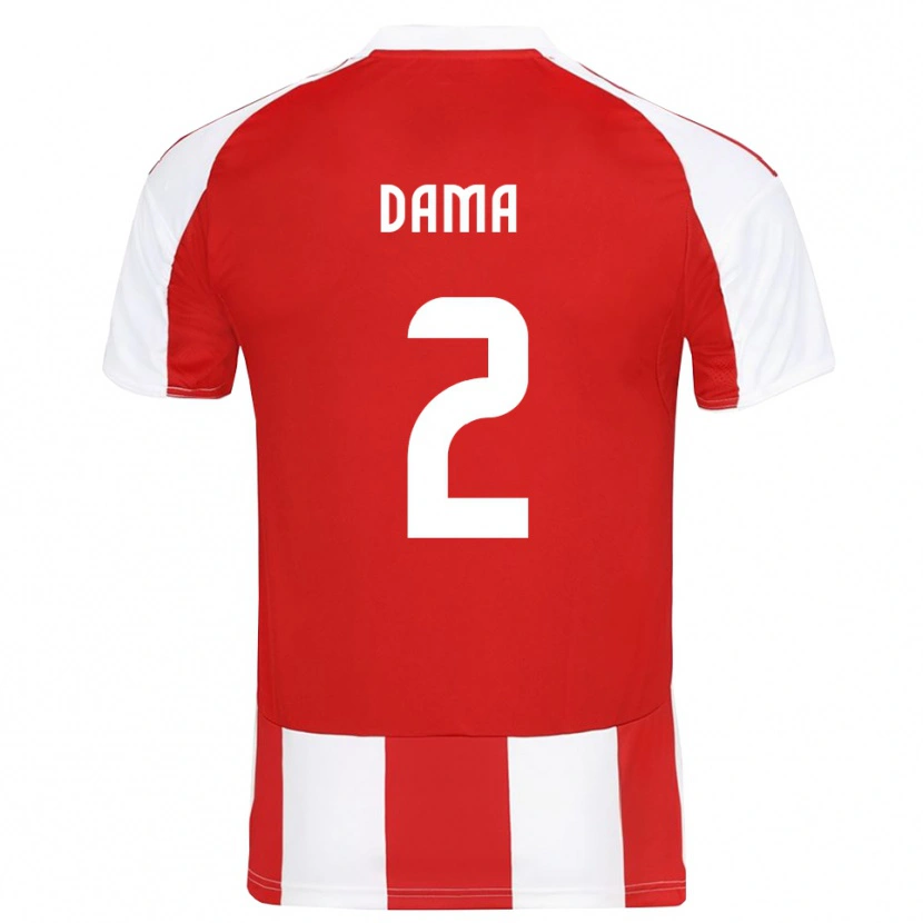 Danxen Herren Antonis Dama #2 Rot Weiß Heimtrikot Trikot 2025/26 T-Shirt Österreich