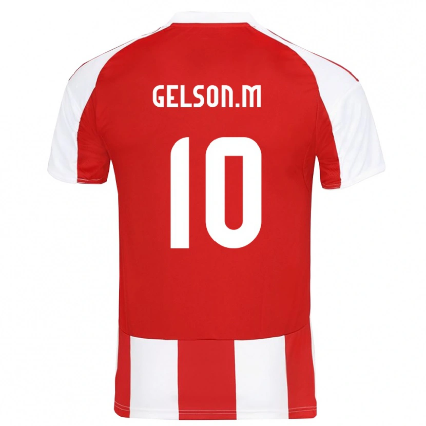 Danxen Herren Gelson Martins #10 Rot Weiß Heimtrikot Trikot 2025/26 T-Shirt Österreich