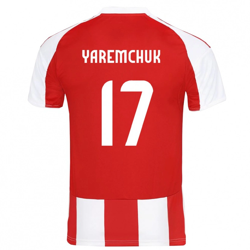 Danxen Herren Roman Yaremchuk #17 Rot Weiß Heimtrikot Trikot 2025/26 T-Shirt Österreich