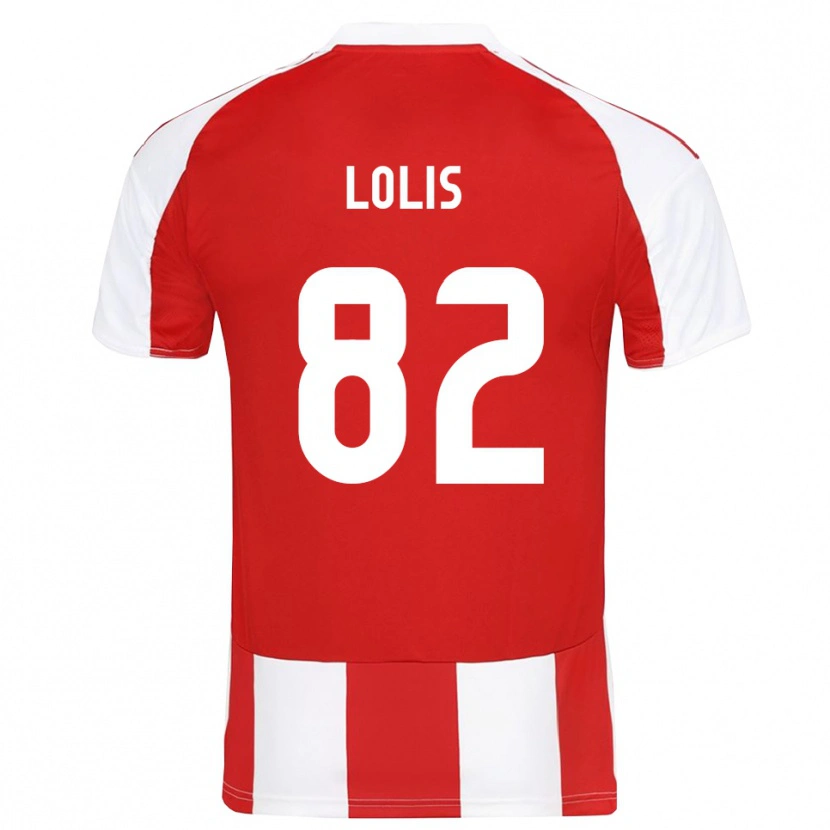Danxen Herren Nikolaos Lolis #82 Rot Weiß Heimtrikot Trikot 2025/26 T-Shirt Österreich