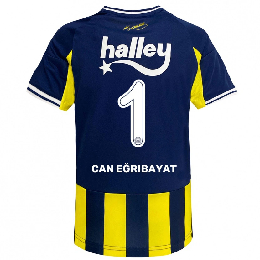 Danxen Herren İrfan Can Eğribayat #1 Gelb Marineblau Weiß Heimtrikot Trikot 2025/26 T-Shirt Österreich