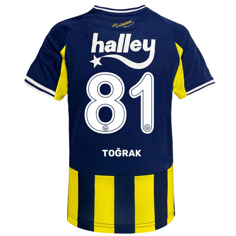 Danxen Herren Şükür Toğrak #81 Gelb Marineblau Weiß Heimtrikot Trikot 2025/26 T-Shirt Österreich