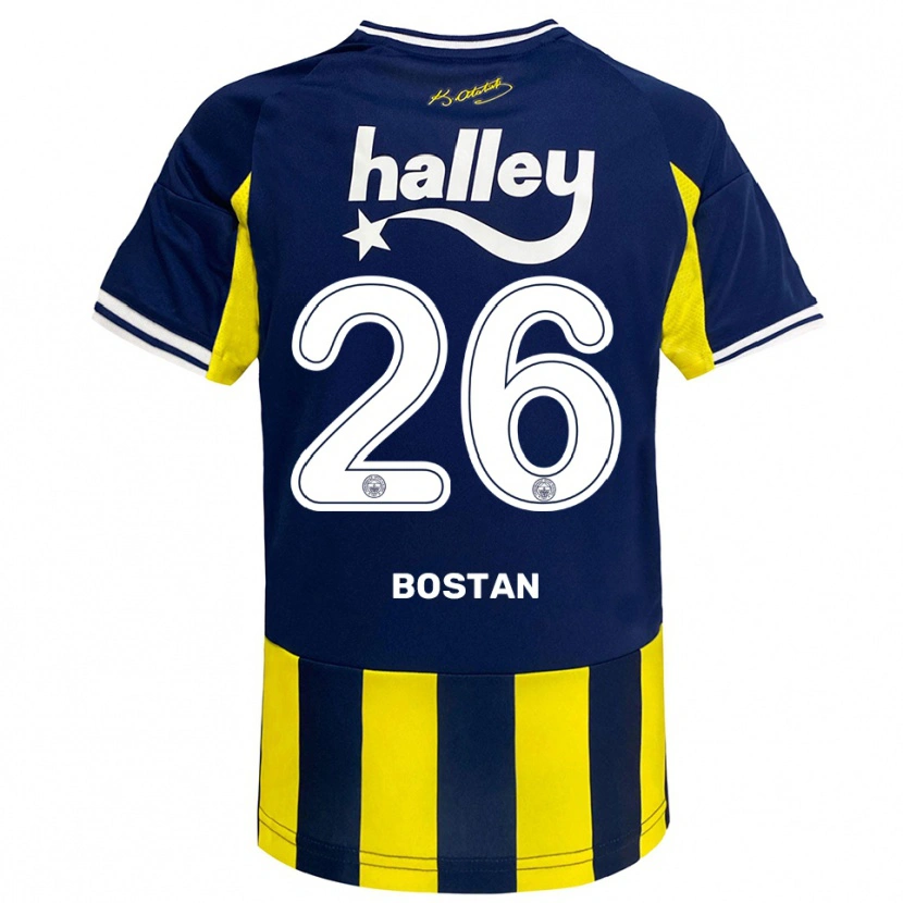 Danxen Herren Anil Bostan #26 Gelb Marineblau Weiß Heimtrikot Trikot 2025/26 T-Shirt Österreich