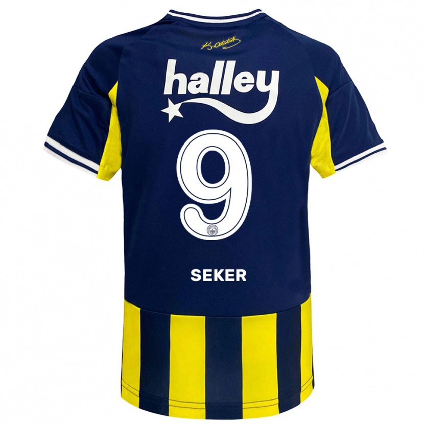 Danxen Herren Busem Şeker #9 Gelb Marineblau Weiß Heimtrikot Trikot 2025/26 T-Shirt Österreich