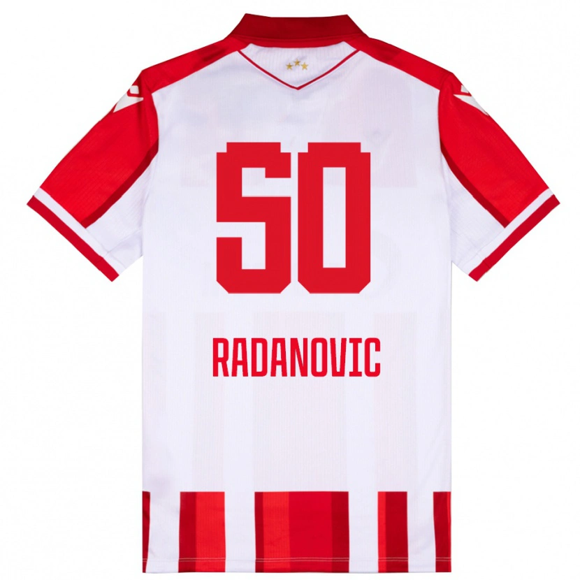 Danxen Herren Savo Radanovic #50 Rot Weiß Heimtrikot Trikot 2025/26 T-Shirt Österreich