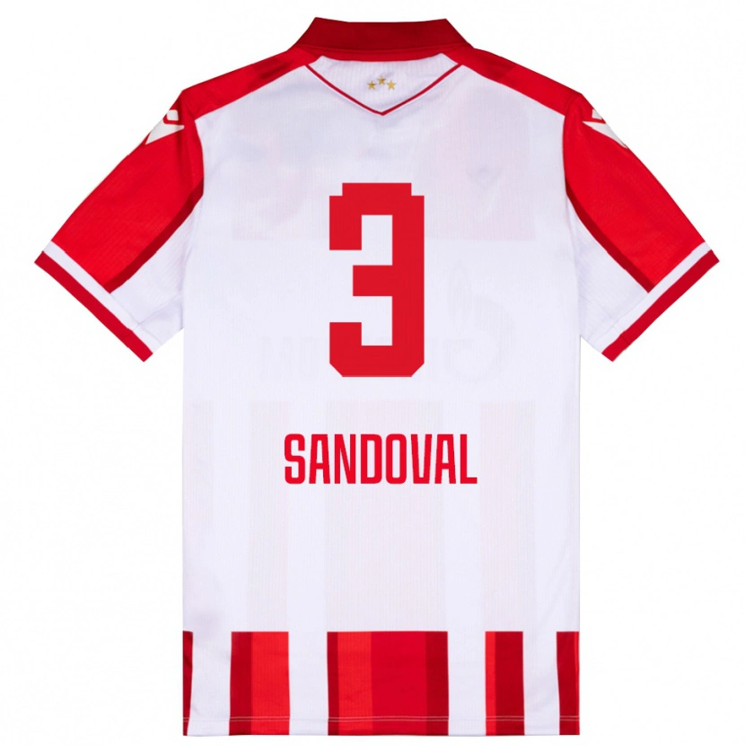 Danxen Herren Keimer Sandoval #3 Rot Weiß Heimtrikot Trikot 2025/26 T-Shirt Österreich