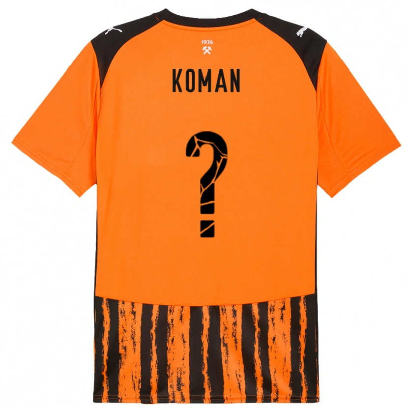 Danxen Herren Semen Koman #0 Orange Schwarz Heimtrikot Trikot 2025/26 T-Shirt Österreich