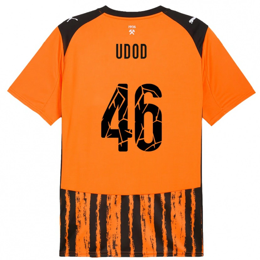 Danxen Herren Danylo Udod #46 Orange Schwarz Heimtrikot Trikot 2025/26 T-Shirt Österreich