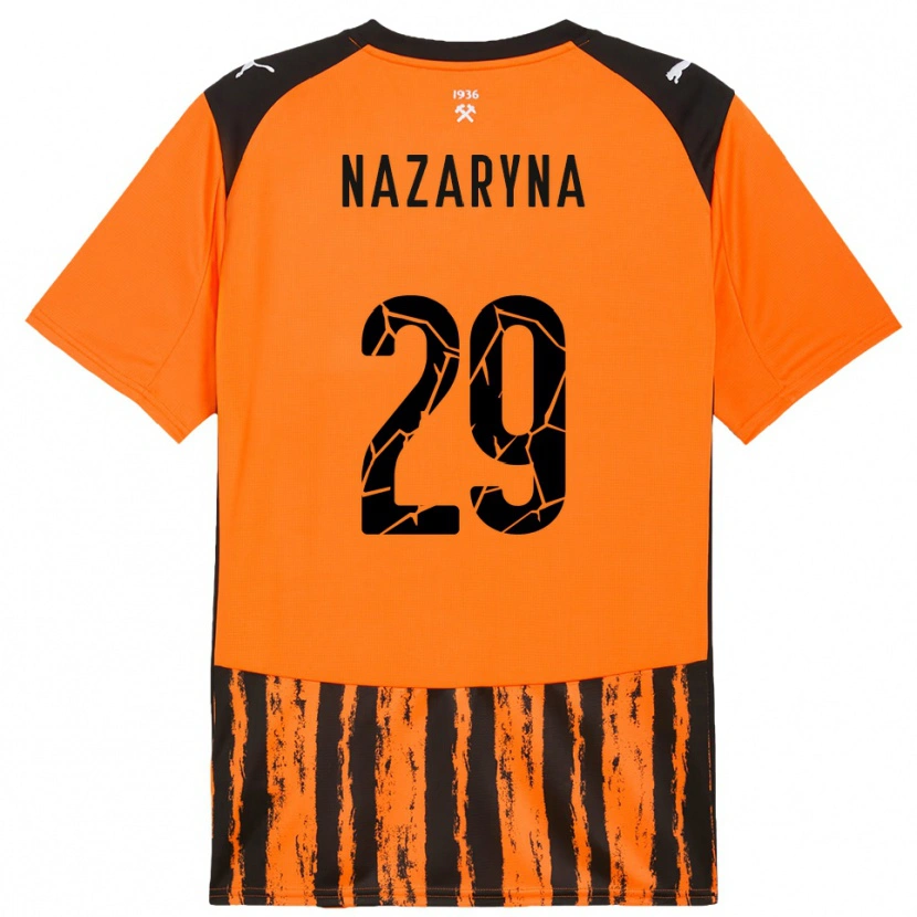 Danxen Herren Yegor Nazaryna #29 Orange Schwarz Heimtrikot Trikot 2025/26 T-Shirt Österreich