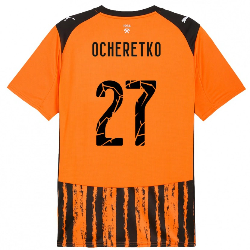 Danxen Herren Oleg Ocheretko #27 Orange Schwarz Heimtrikot Trikot 2025/26 T-Shirt Österreich