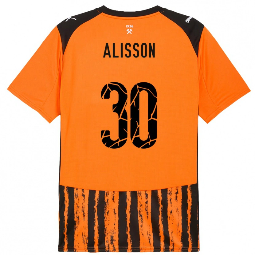 Danxen Herren Alisson #30 Orange Schwarz Heimtrikot Trikot 2025/26 T-Shirt Österreich