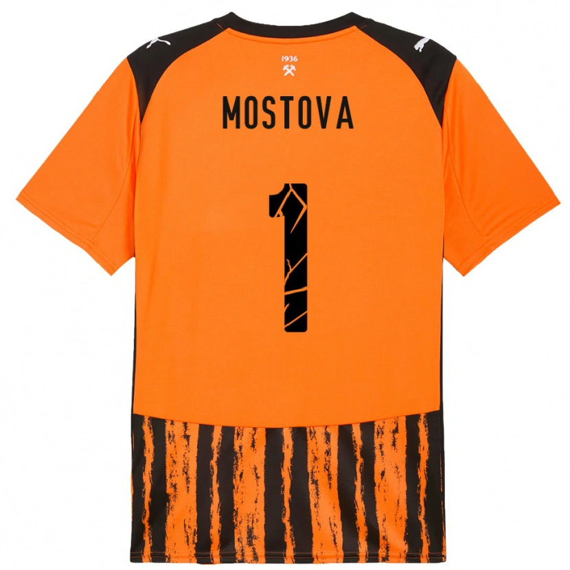 Danxen Herren Inha Mostova #1 Orange Schwarz Heimtrikot Trikot 2025/26 T-Shirt Österreich