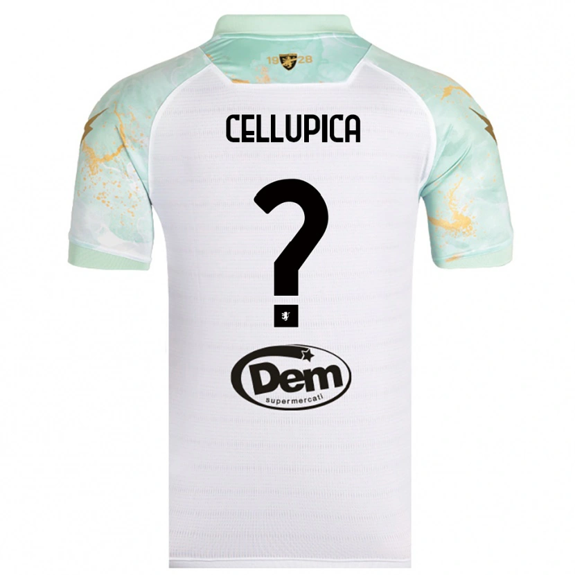 Danxen Herren Riccardo Cellupica #0 Weiß Schwarz Auswärtstrikot Trikot 2025/26 T-Shirt Österreich