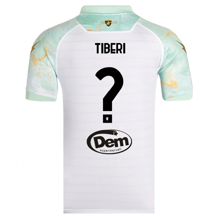 Danxen Herren Gianluca Tiberi #0 Weiß Schwarz Auswärtstrikot Trikot 2025/26 T-Shirt Österreich